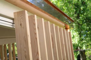 Rivestimento in legno di larice naturale - Gazebo da giardino